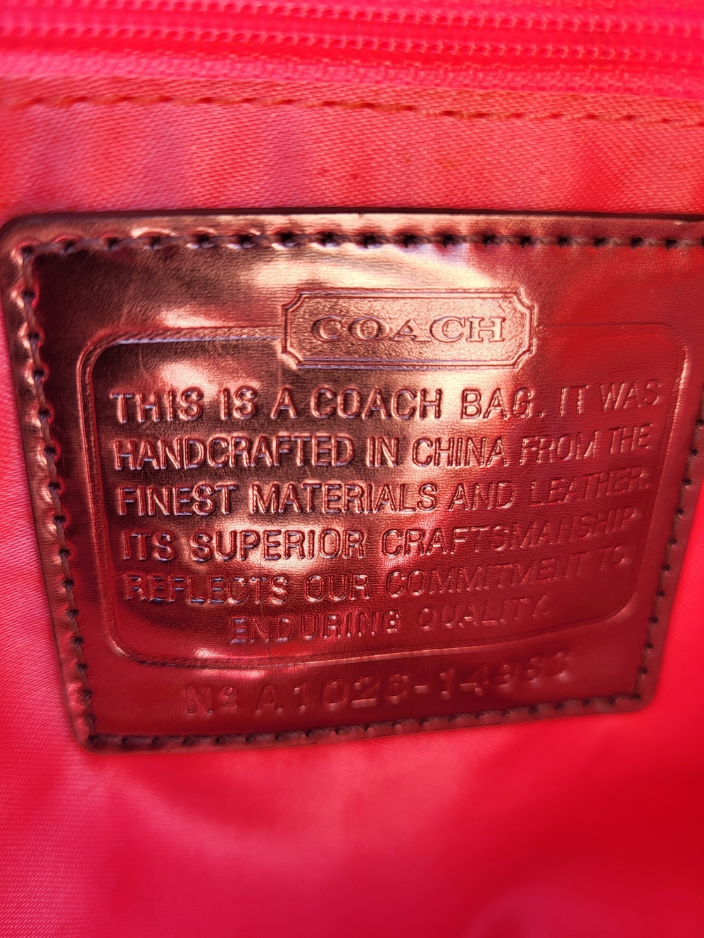 Coach Poppy 3D Optic Glam  Tote - Picture 8 of 9